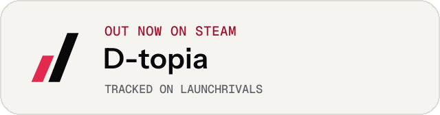 Light launch badge for D-topia