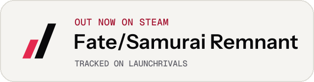Light launch badge for Fate/Samurai Remnant