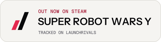 Light launch badge for SUPER ROBOT WARS Y
