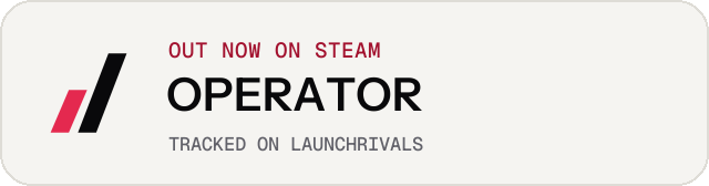 Light launch badge for OPERATOR