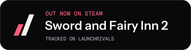 Dark launch badge for Sword and Fairy Inn 2