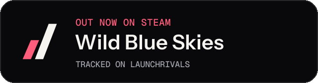 Dark launch badge for Wild Blue Skies