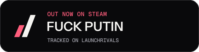 Dark launch badge for FUCK PUTIN