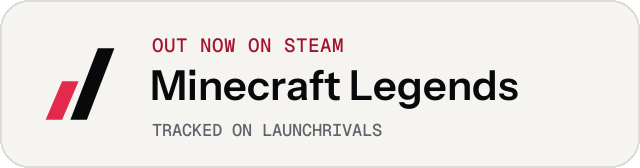 Light launch badge for Minecraft Legends