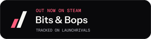Dark launch badge for Bits & Bops