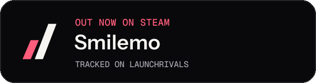 Dark launch badge for Smilemo