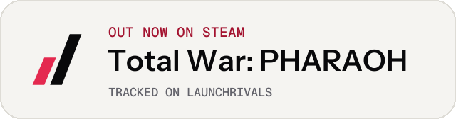 Light launch badge for Total War: PHARAOH