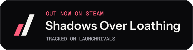 Dark launch badge for Shadows Over Loathing