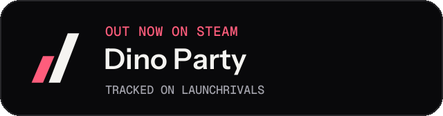 Dark launch badge for Dino Party