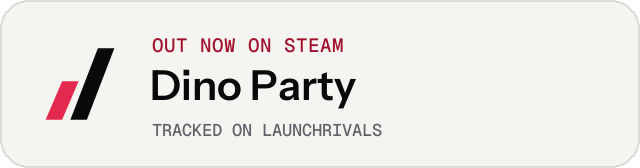 Light launch badge for Dino Party