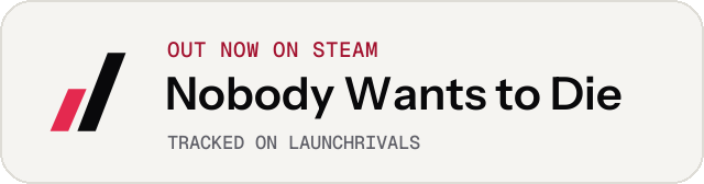 Light launch badge for Nobody Wants to Die