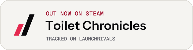 Light launch badge for Toilet Chronicles