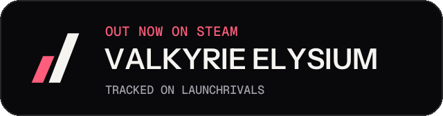 Dark launch badge for VALKYRIE ELYSIUM