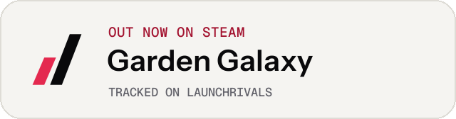 Light launch badge for Garden Galaxy