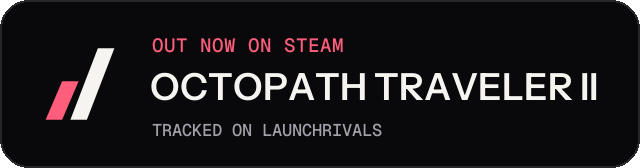 Dark launch badge for OCTOPATH TRAVELER II