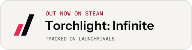 Light launch badge for Torchlight: Infinite