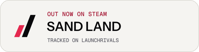 Light launch badge for SAND LAND