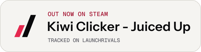 Light launch badge for Kiwi Clicker - Juiced Up