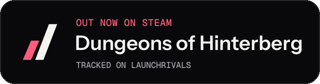 Dark launch badge for Dungeons of Hinterberg