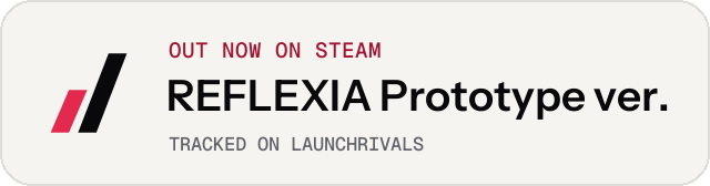 Light launch badge for REFLEXIA Prototype ver.