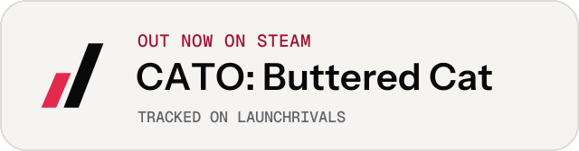 Light launch badge for CATO: Buttered Cat