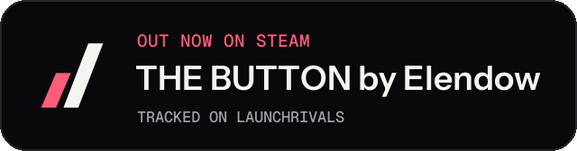 Dark launch badge for THE BUTTON by Elendow