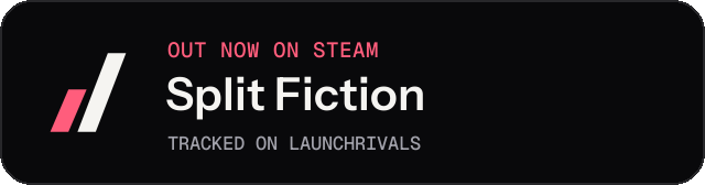 Dark launch badge for Split Fiction