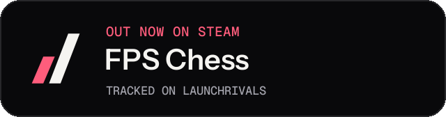Dark launch badge for FPS Chess