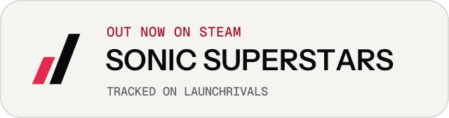 Light launch badge for SONIC SUPERSTARS