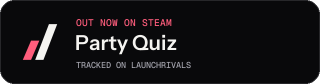 Dark launch badge for Party Quiz