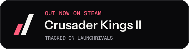 Dark launch badge for Crusader Kings II