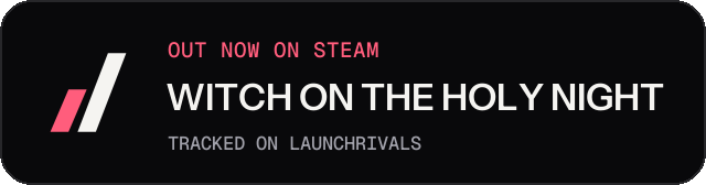 Dark launch badge for WITCH ON THE HOLY NIGHT