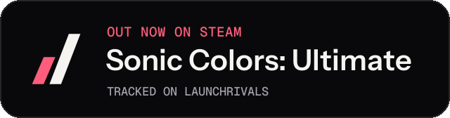 Dark launch badge for Sonic Colors: Ultimate