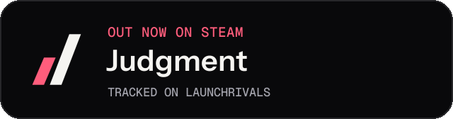 Dark launch badge for Judgment