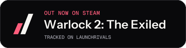 Dark launch badge for Warlock 2: The Exiled