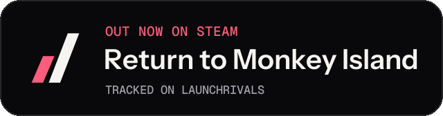 Dark launch badge for Return to Monkey Island