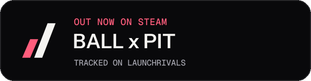 Dark launch badge for BALL x PIT