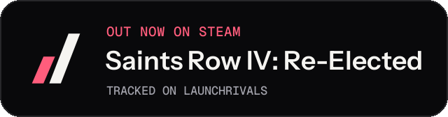 Dark launch badge for Saints Row IV: Re-Elected