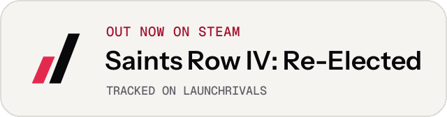 Light launch badge for Saints Row IV: Re-Elected