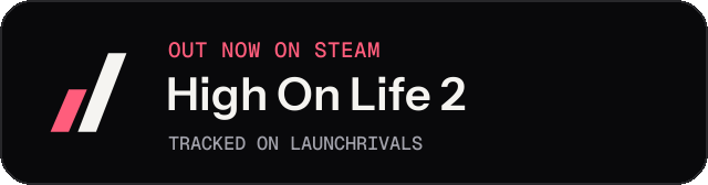Dark launch badge for High On Life 2
