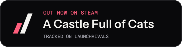 Dark launch badge for A Castle Full of Cats