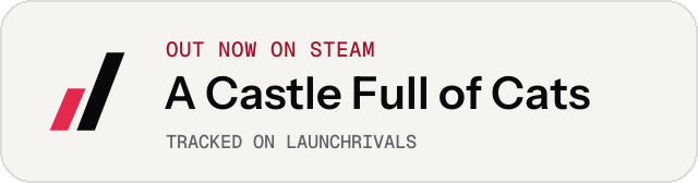 Light launch badge for A Castle Full of Cats