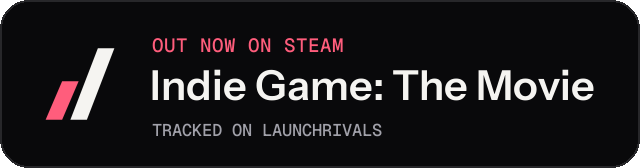 Dark launch badge for Indie Game: The Movie