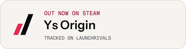 Light launch badge for Ys Origin