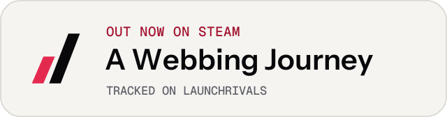 Light launch badge for A Webbing Journey
