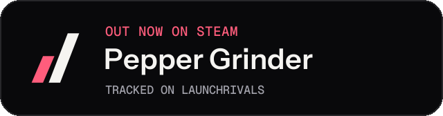 Dark launch badge for Pepper Grinder