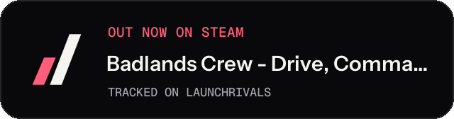 Dark launch badge for Badlands Crew - Drive, Command, Conquer