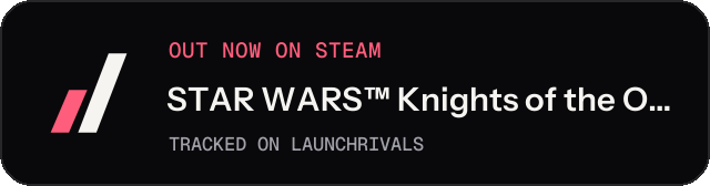 Dark launch badge for STAR WARS™ Knights of the Old Republic™ II - The Sith Lords™