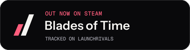 Dark launch badge for Blades of Time
