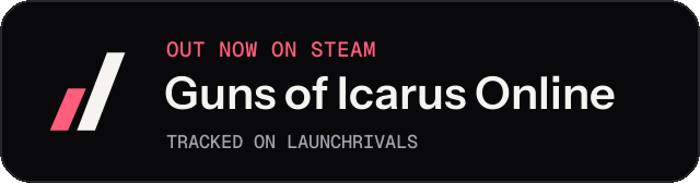 Dark launch badge for Guns of Icarus Online